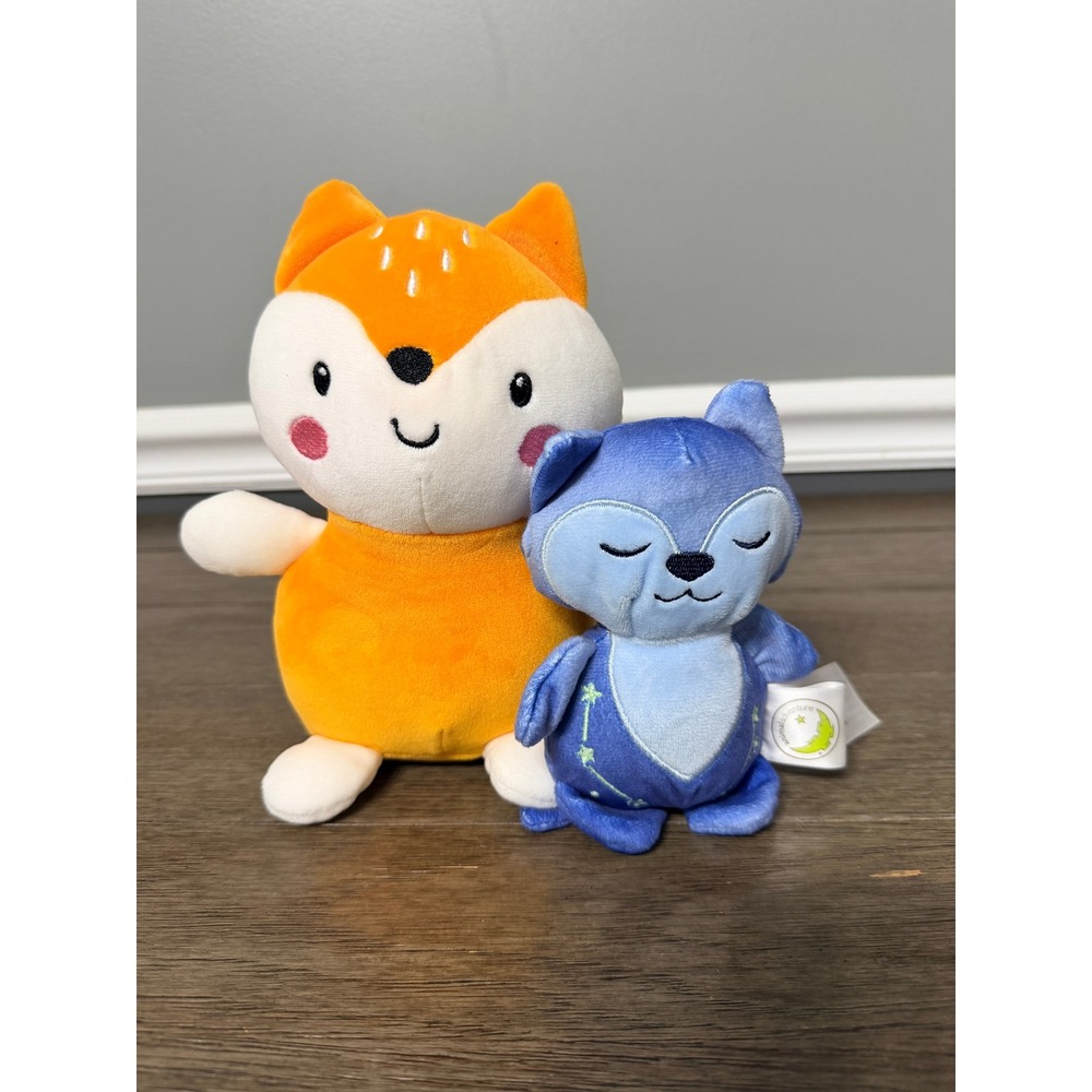 Animal Adventure Orange and Blue Starry Night Fox Plus h Set